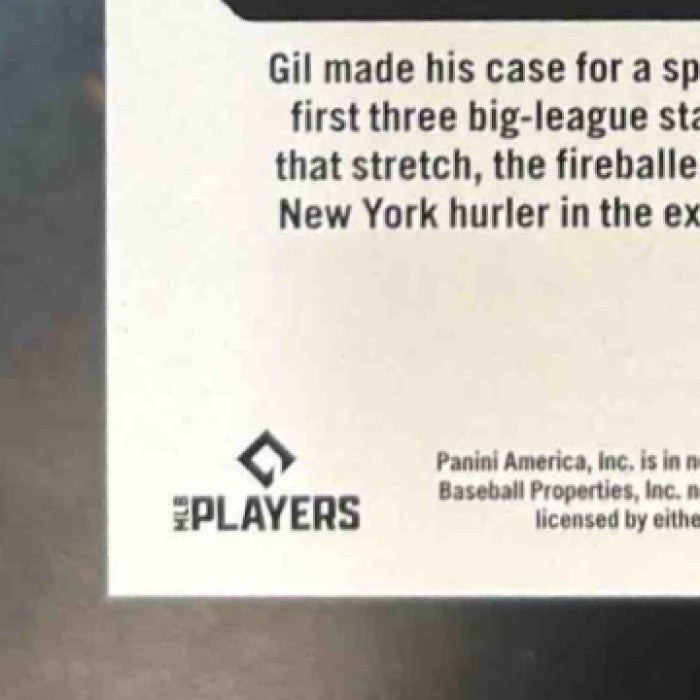 2022 Donruss Luis Gil One Hundred Emoji /100 #44 RC New York Yankees - Sports Cards