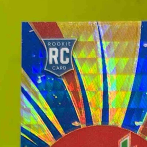 2022 Donruss Optic Jameson Williams First Year Fresh Blue Hyper MEM RC Lions - Sports Cards