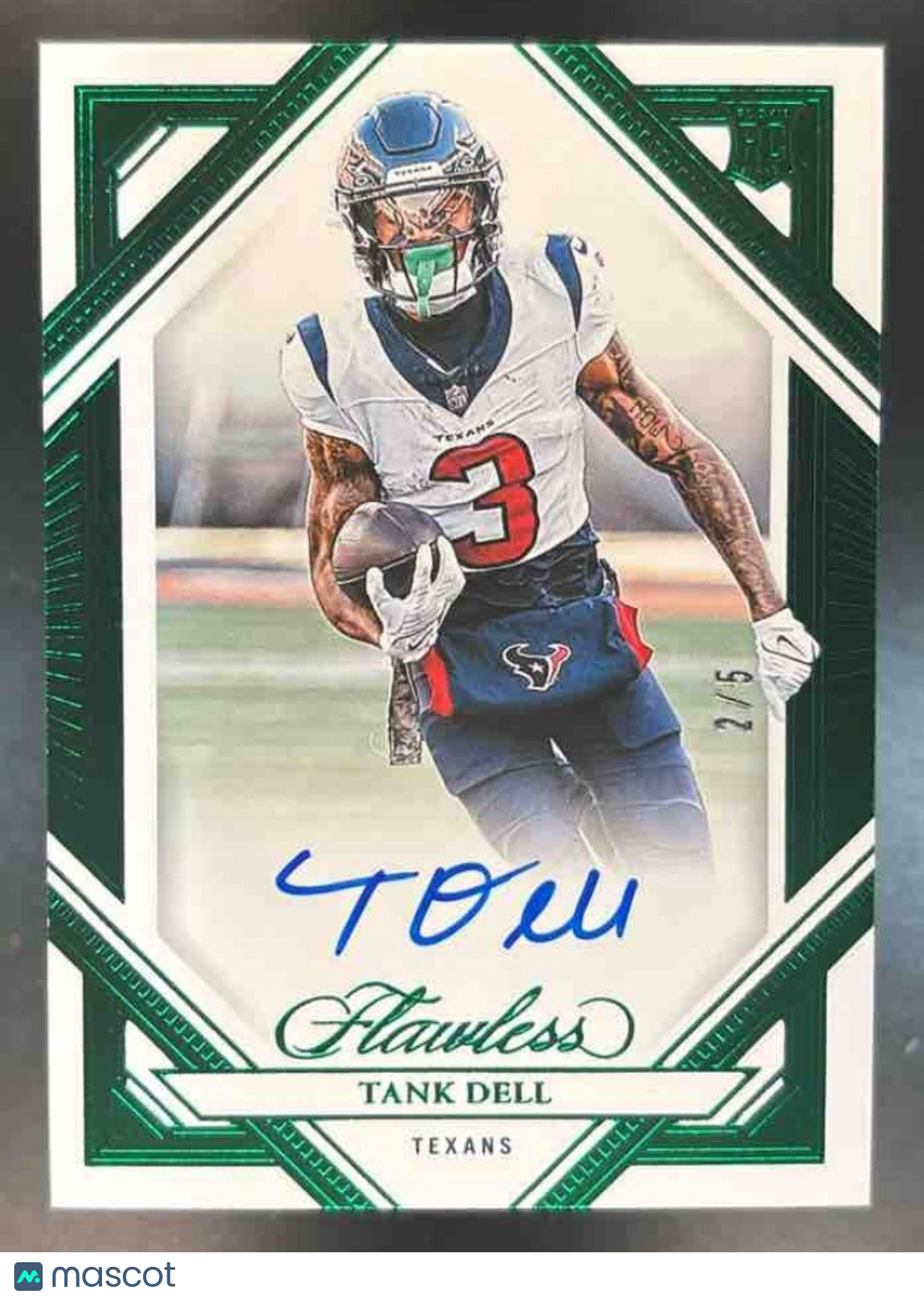 2022 Flawless Malik Willis Flawless Frame Auto Emerald /5 Auto RC Titans - Sports Cards