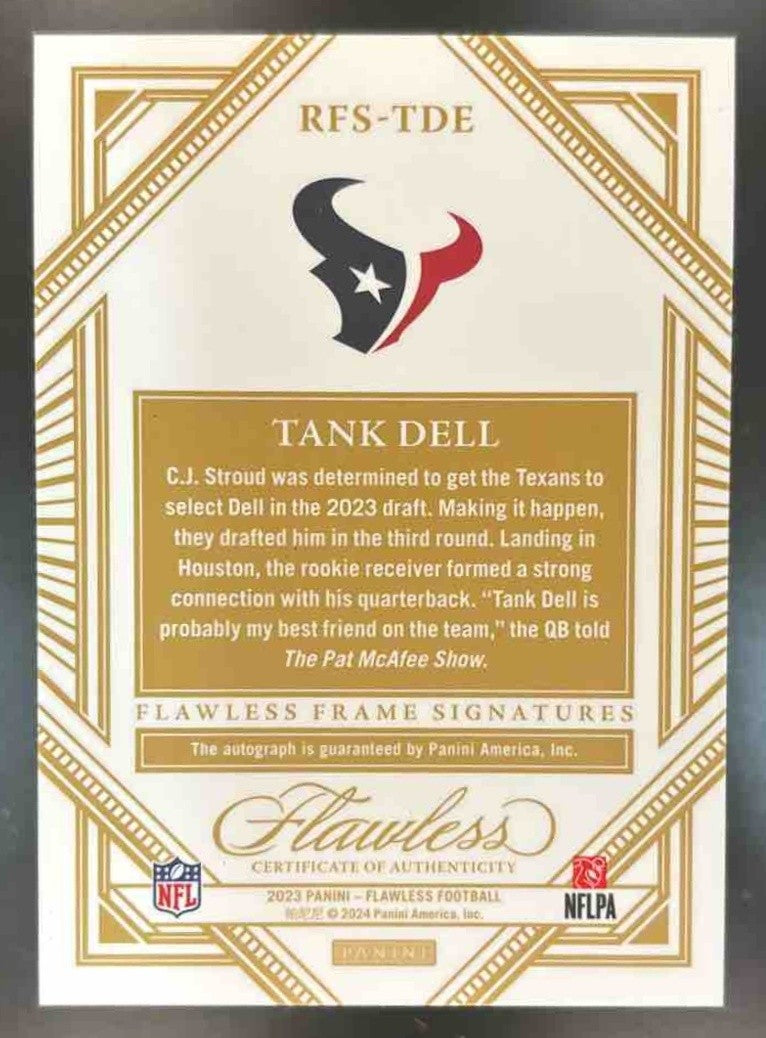 2022 Flawless Malik Willis Flawless Frame Auto Emerald /5 Auto RC Titans - Sports Cards