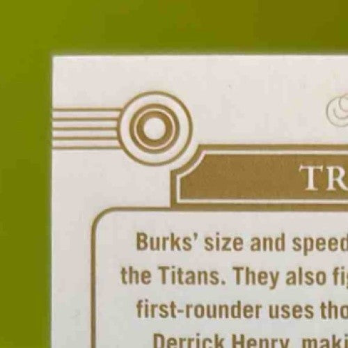 2022 Flawless Treylon Burks Rookie Gem Sapphire Auto 06/15 RC Tennessee Titans - Sports Cards