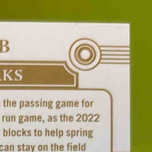 2022 Flawless Treylon Burks Rookie Gem Sapphire Auto 06/15 RC Tennessee Titans - Sports Cards