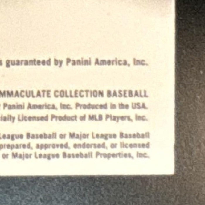 2022 Immaculate Collection Dale Murphy Jersey Number Auto 3/3 CIS-DM Atlanta - Sports Cards