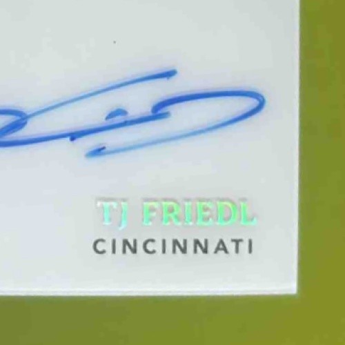 2022 Immaculate TJ Friedl Rookie Triple Patch Auto Silver /25 RC Reds - Sports Cards