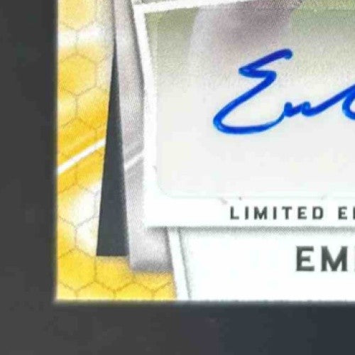 2022 Leaf Draft Emeka Egbuka Auto Gold #BA-EE3 Ohio State Buckeyes - Sports Cards