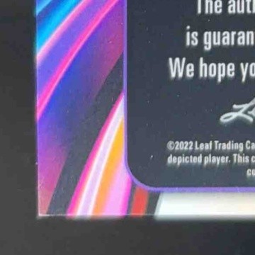 2022 Leaf Flash Bryce Young Forward Auto Kaleidoscope Silver 15/30 RC Alabama - Sports Cards
