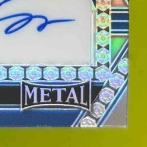 2022 Leaf Metal Cole Young 1st Prospect Round Gems Auto Purple Wave /6 #RG-CY1 - Sports Cards