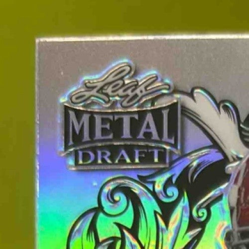 2022 Leaf Metal Draft Drake London Touchdown Kings Auto Prismatic Silver /40 RC - Sports Cards