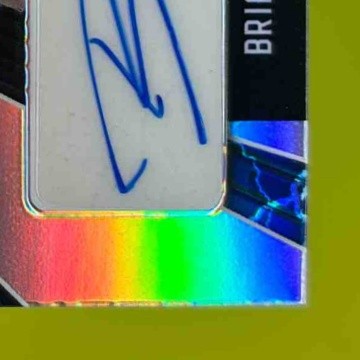 2022 Leaf Valiant Brian Robinson Jr. Lightning /4 RC Auto Alabama Crimson Tide - Sports Cards
