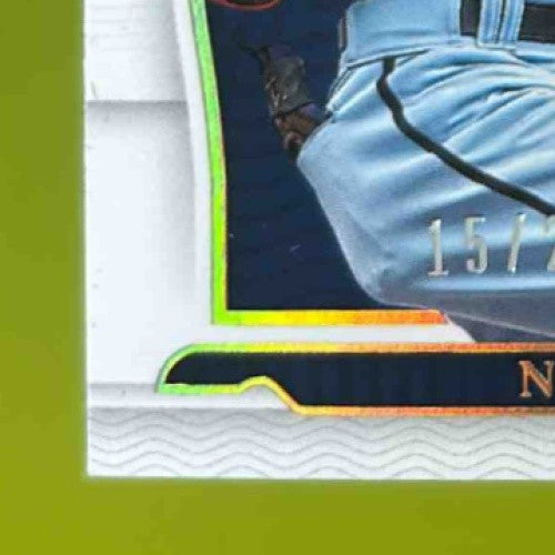 2022 National Treasures Nick Gordon Colossal Materials Holo Gold 15/25 Twins - Sports Cards