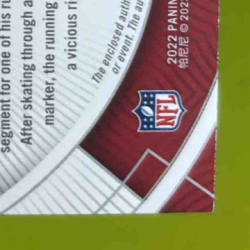 2022 National Treasures Rachaad White Impressions Silver /25 Auto RC Buccaneers - Sports Cards