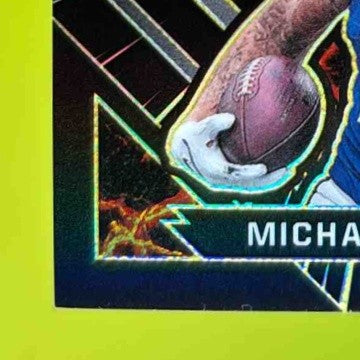 2022 Obsidian Michael Pittman Jr. Magmatic Signatures Electric Etch Yellow 12/25 - Sports Cards