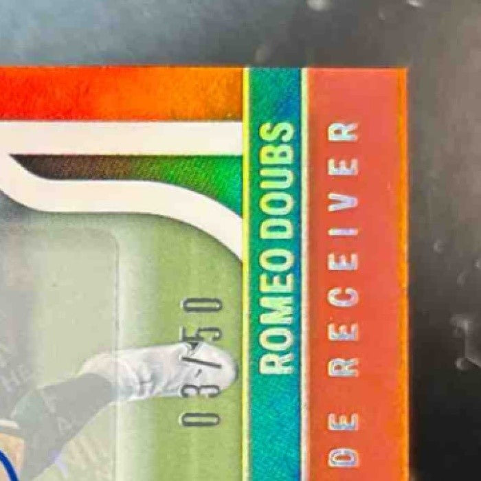 2022 Panini Absolute Romeo Doubs Orange Auto /50 #135 RC Green Bay Packers - Sports Cards