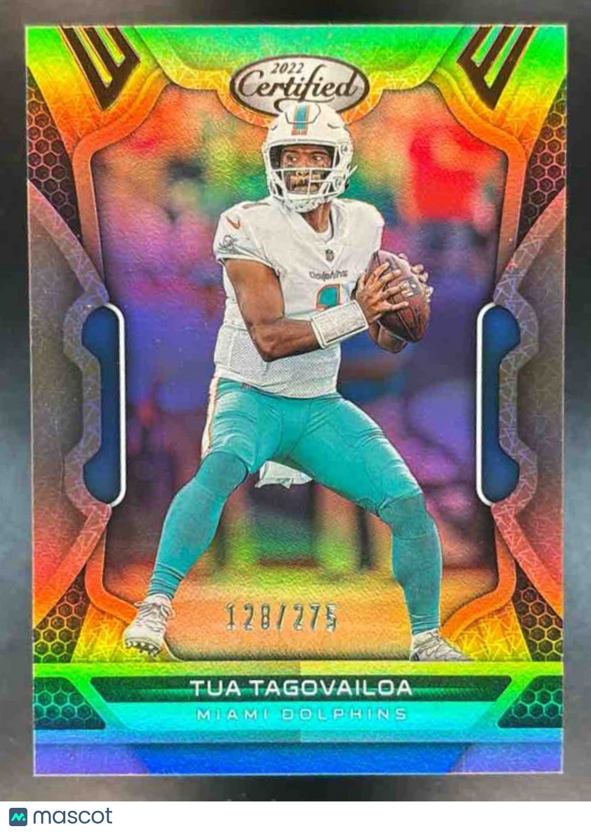 2022 Panini Certified Tua Tagovailoa Mirror Bronze /275 #61 Miami Dolphins - Sports Cards