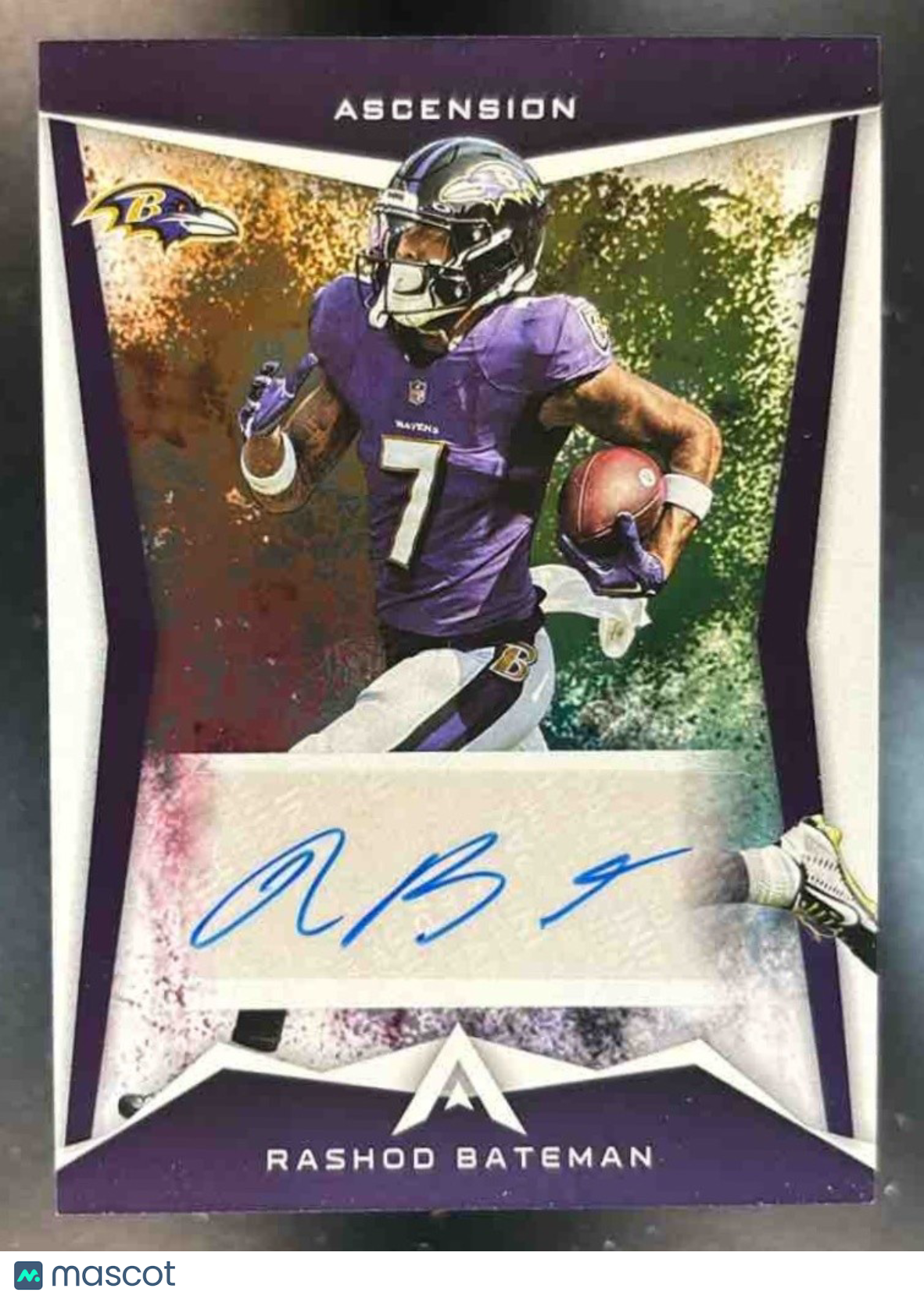 2022 Panini Chronicles Rashod Bateman Ascension Auto Baltimore Ravens - Sports Cards