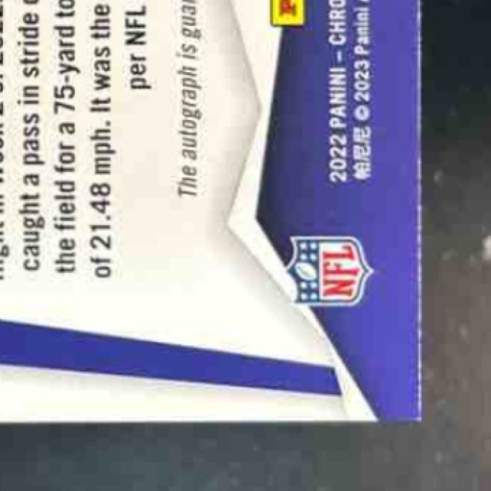 2022 Panini Chronicles Rashod Bateman Ascension Auto Baltimore Ravens - Sports Cards
