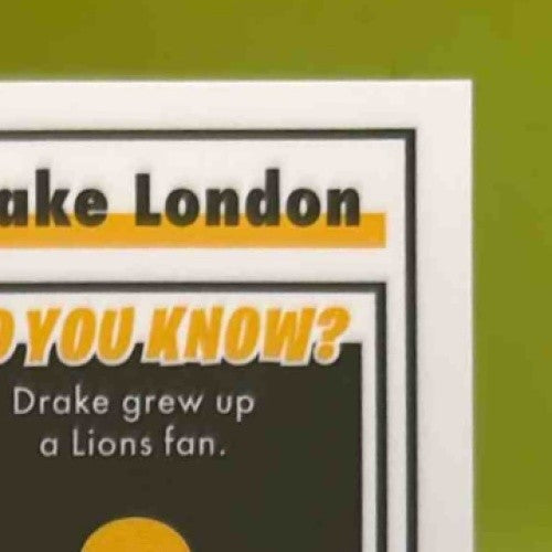 2022 Panini Classics Drake London Premium Edition Signatures #162 RC Auto - Sports Cards