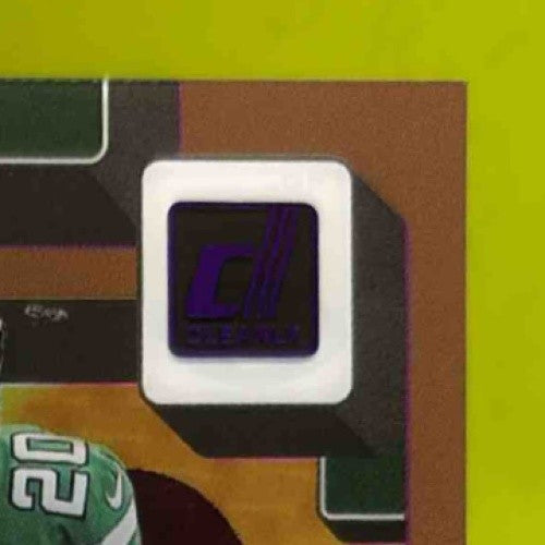 2022 Panini Clearly Donruss Breece Hall Rated Rookie Auto Purple /175 #64 Jets - Sports Cards