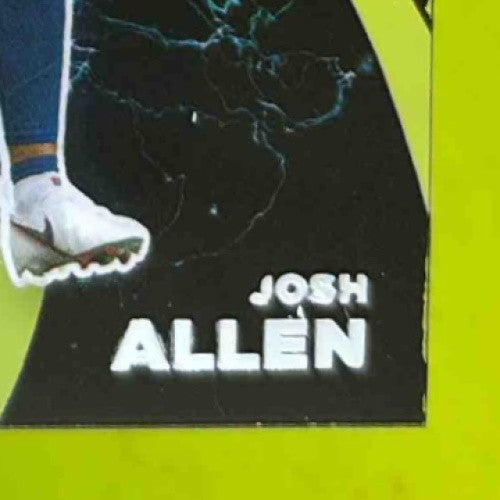 2022 Panini Clearly Donruss Josh Allen Night Moves #NM-2 Buffalo Bills - Sports Cards