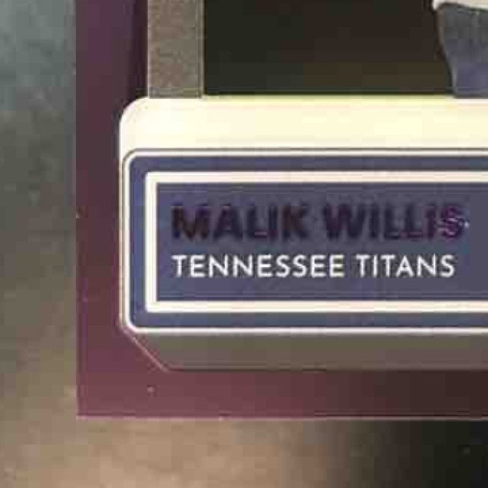 2022 Panini Clearly Donruss Malik Willis Purple /175 #53 RC Tennessee Titans - Sports Cards