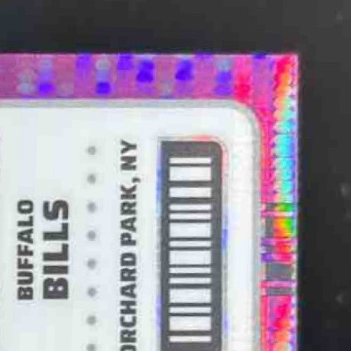 2022 Panini Contender Optic Josh Allen Purple Pulsar /26 #6 Season Ticket Bills - Sports Cards