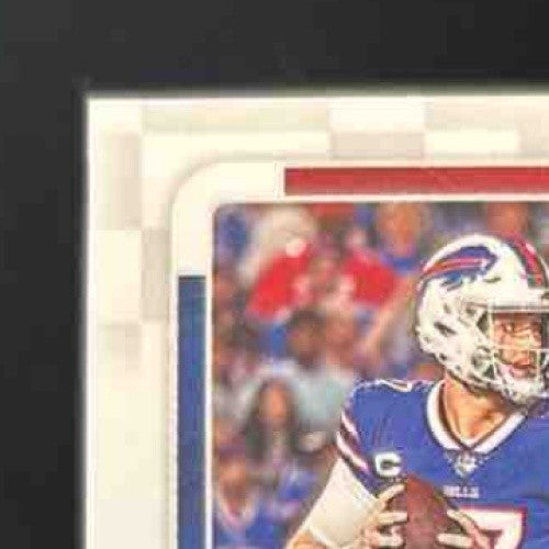 2022 Panini Contender Optic Josh Allen Purple Pulsar /26 #6 Season Ticket Bills - Sports Cards