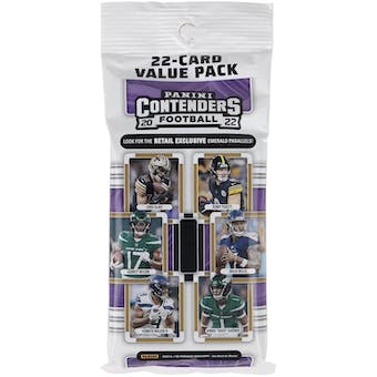 2022 Panini Contenders Football Jumbo Value Cello Pack and Pack Lots (Box) - NFL Packs