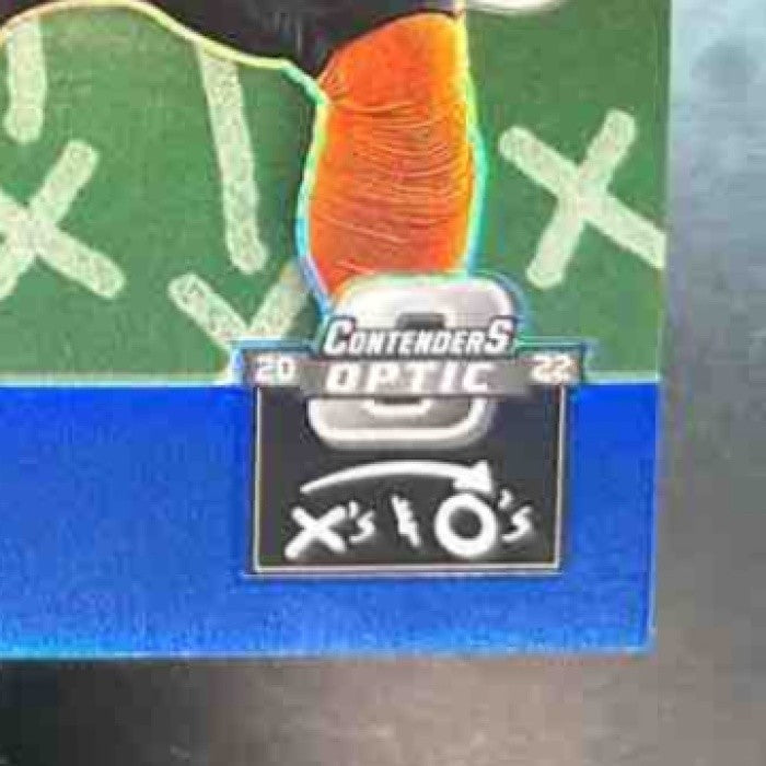 2022 Panini Contenders Optic Ja’Marr Chase Xs and Os Blue /99 Cincinnati Bengals - Sports Cards