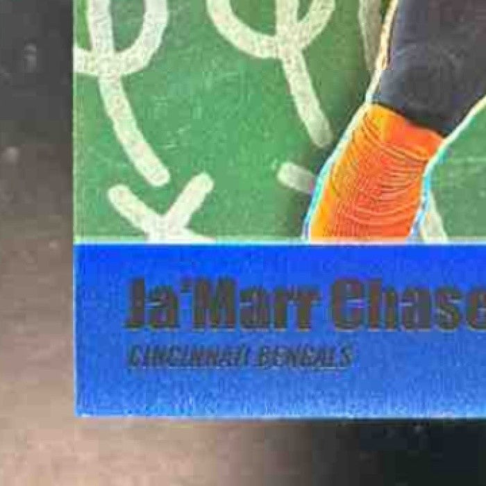 2022 Panini Contenders Optic Ja’Marr Chase Xs and Os Blue /99 Cincinnati Bengals - Sports Cards