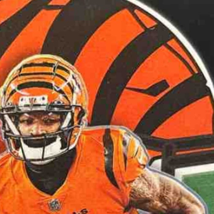 2022 Panini Contenders Optic Ja’Marr Chase Xs and Os Blue /99 Cincinnati Bengals - Sports Cards
