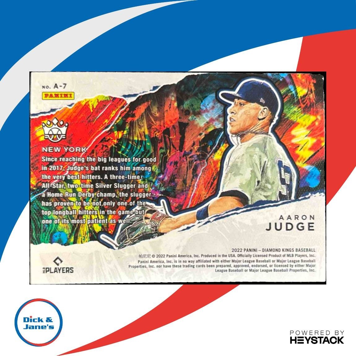 2022 Panini Diamond Kings Aaron Judge Aficionado New York Yankees - Sports Cards