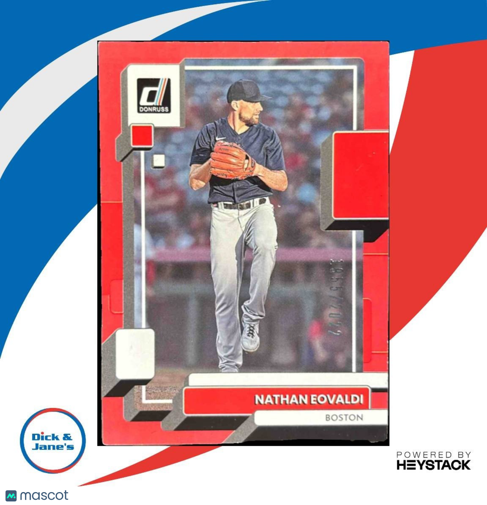 2022 Panini Donruss Nathan Eovaldi Red /2022 #200 Boston Sox - Sports Cards