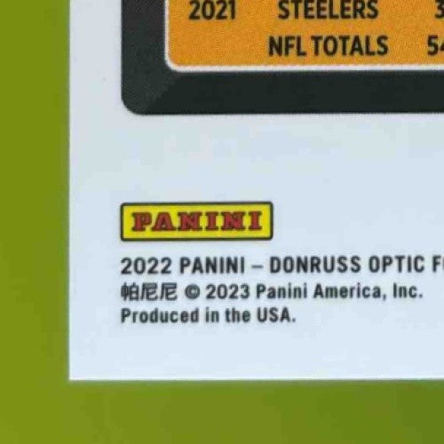 2022 Panini Donruss Optic Ben Roethlisberger Blue Ice 12/15 Pittsburgh Steelers Sports Cards