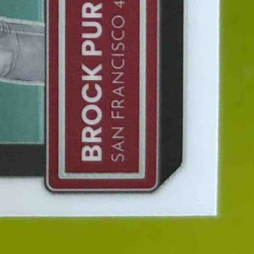 2022 Panini Donruss Optic Brock Purdy #277 RC Rated Rookie San Francisco 49ers - Sports Cards