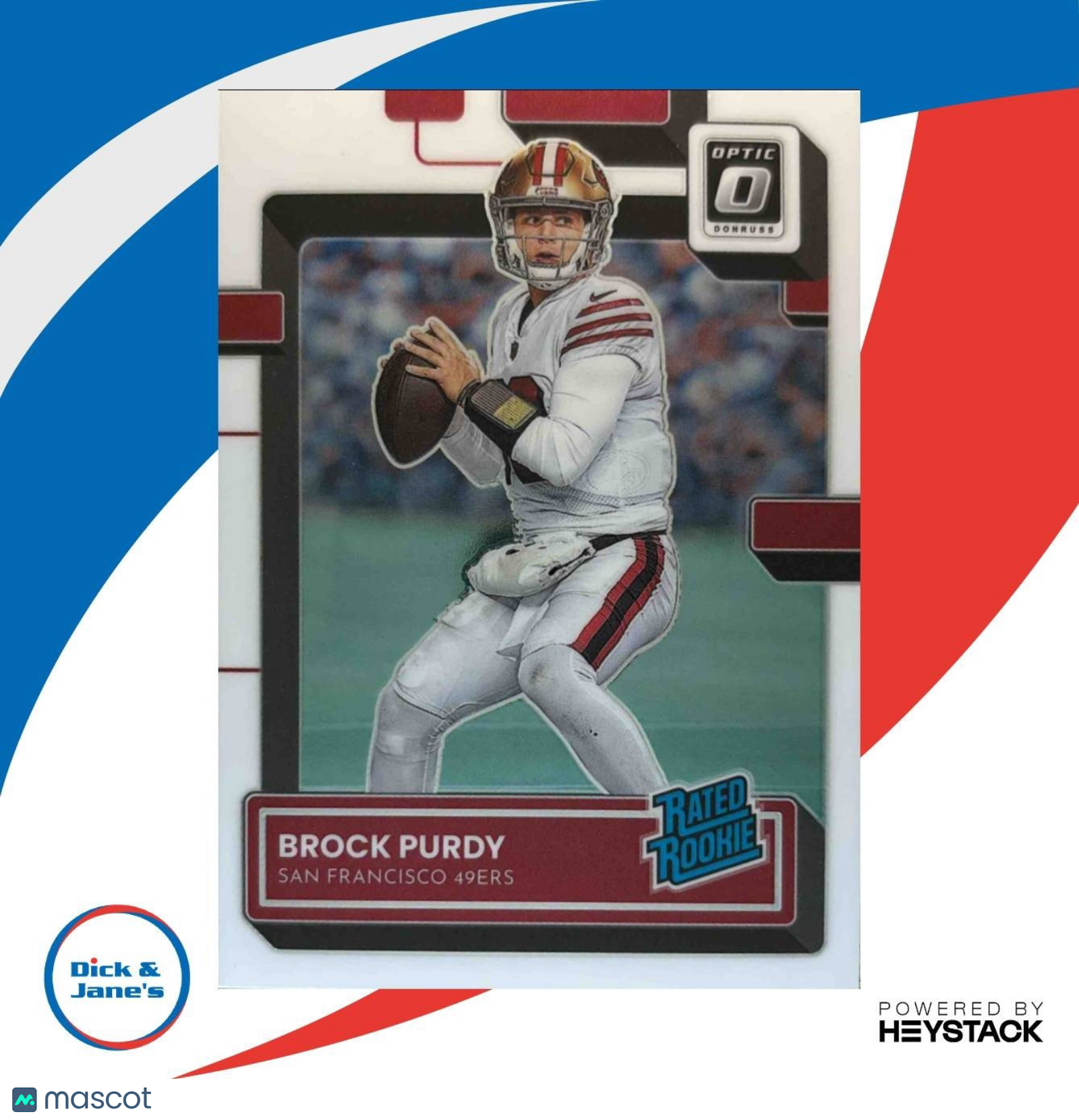 2022 Panini Donruss Optic Brock Purdy #277 RC Rated Rookie San Francisco 49ers - Sports Cards