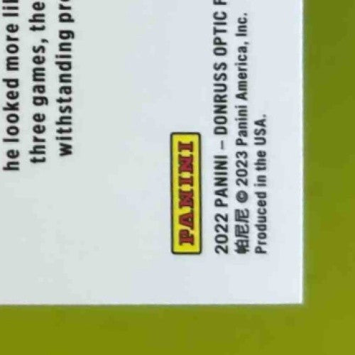 2022 Panini Donruss Optic Brock Purdy #277 RC Rated Rookie San Francisco 49ers - Sports Cards