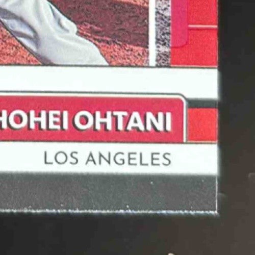 2022 Panini Donruss Shohei Ohtani Holo Red #147 Los Angeles Angels - Sports Cards