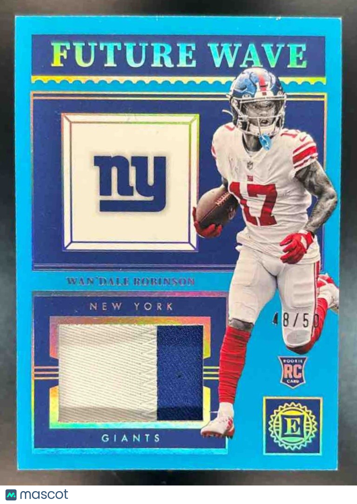 2022 Panini Encased Wan Dale Robinson Future Wave Patch /50 RC New York Giants - Sports Cards