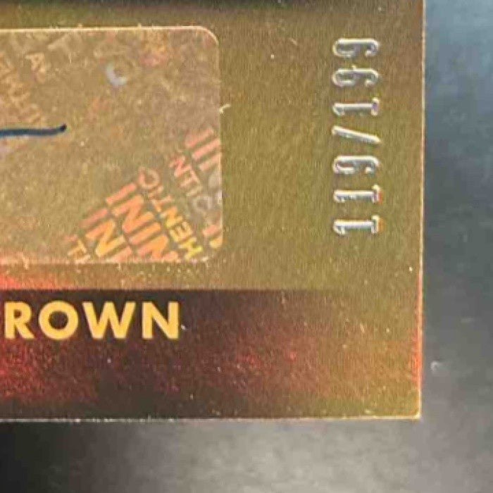 2022 Panini Gold Standard Amon-Ra St. Brown Good as Gold Patch Auto /199 Lions - Sports Cards