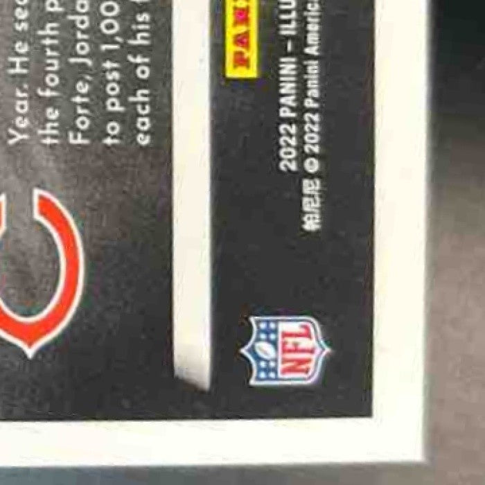 2022 Panini Illusions David Montgomery Trophy Collection Teal /175 Chicago Bears - Sports Cards