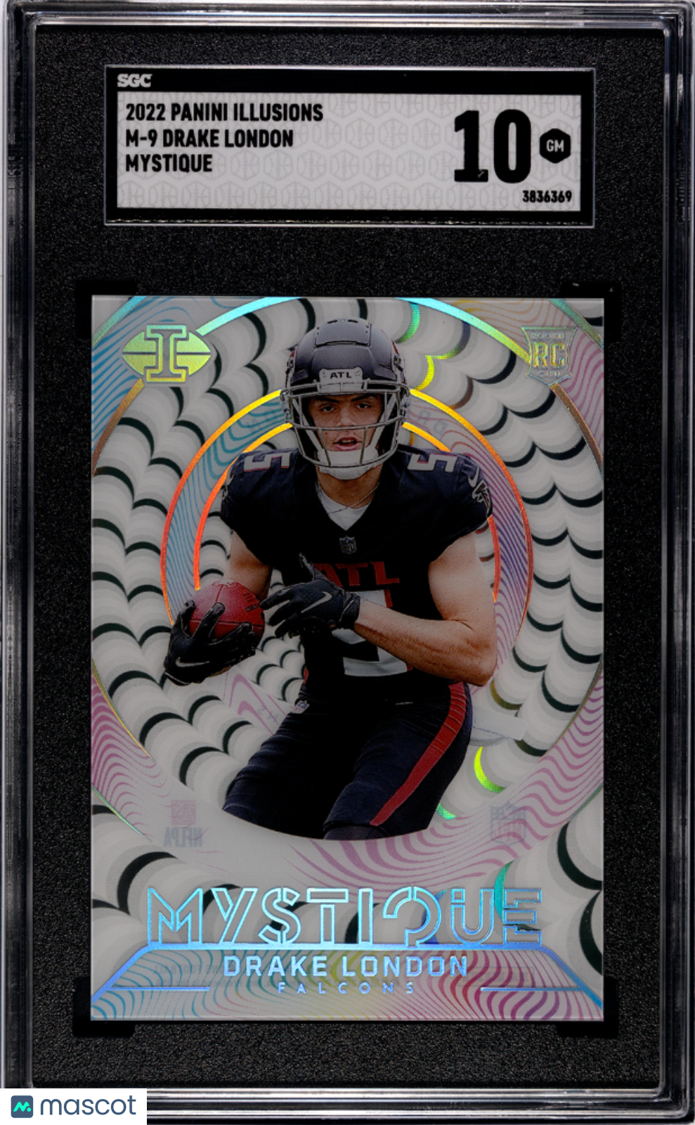 2022 Panini Illusions Drake London Mystique #M-9 SGC 10 - Graded Sports Cards