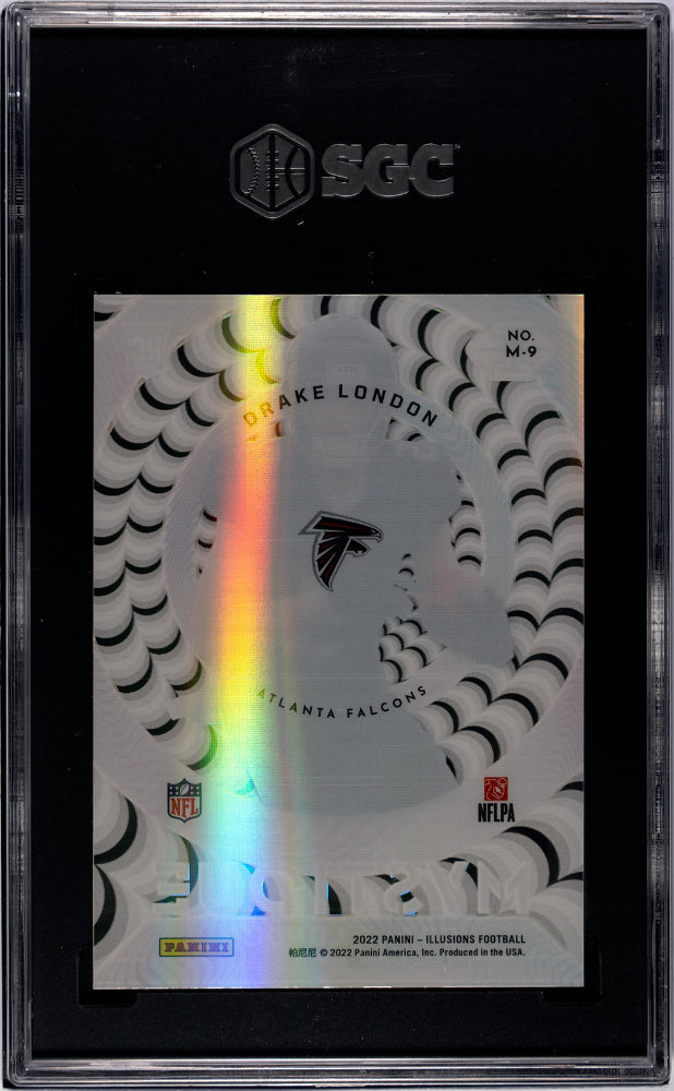 2022 Panini Illusions Drake London Mystique #M-9 SGC 10 - Graded Sports Cards