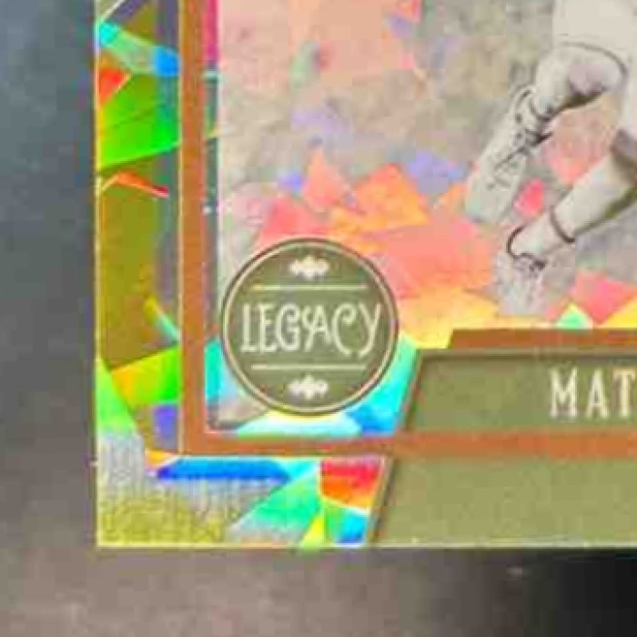 2022 Panini Legacy Matt Corral Premium Mini Yellow Diamond /10 #142 RC Panthers - Sports Cards