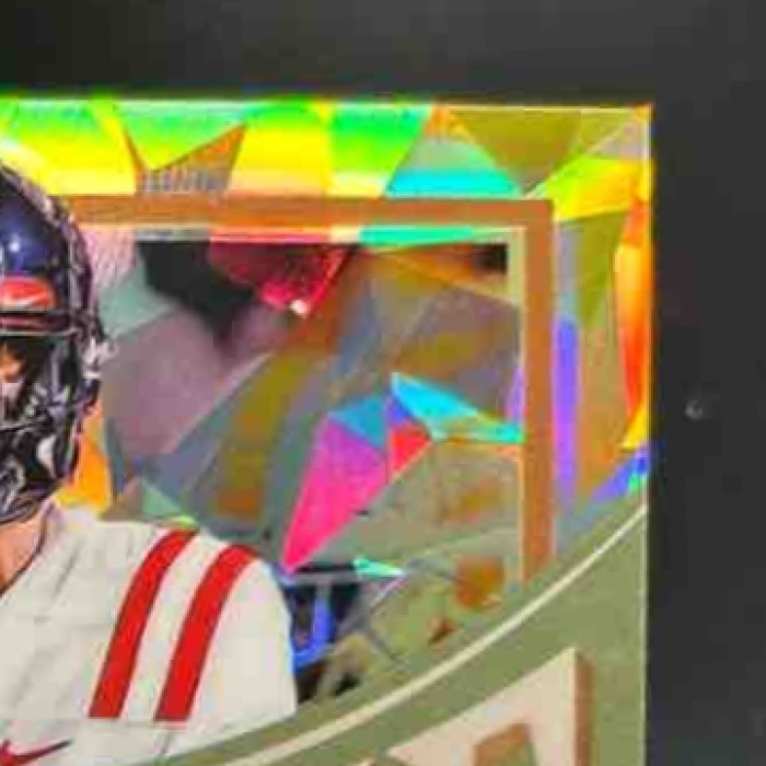 2022 Panini Legacy Matt Corral Premium Mini Yellow Diamond /10 #142 RC Panthers - Sports Cards