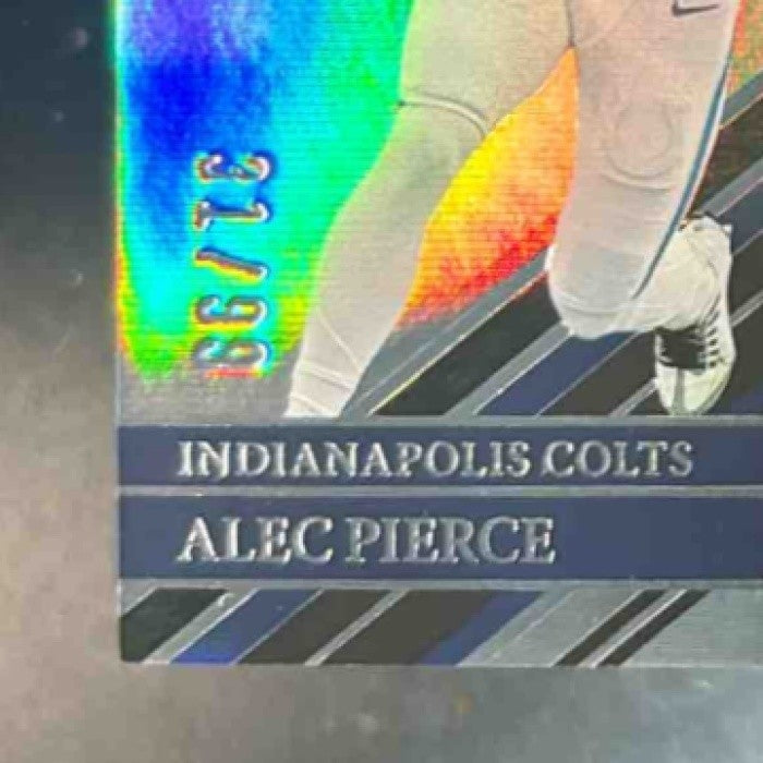 2022 Panini Limited Alec Pierce Patch Auto /99 #124 RC Indianapolis Colts - Sports Cards
