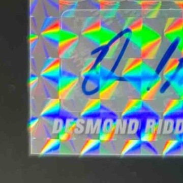 2022 Panini Mosaic Draft Picks Desmond Ridder Scripts #SM-DRI RC Auto - Sports Cards