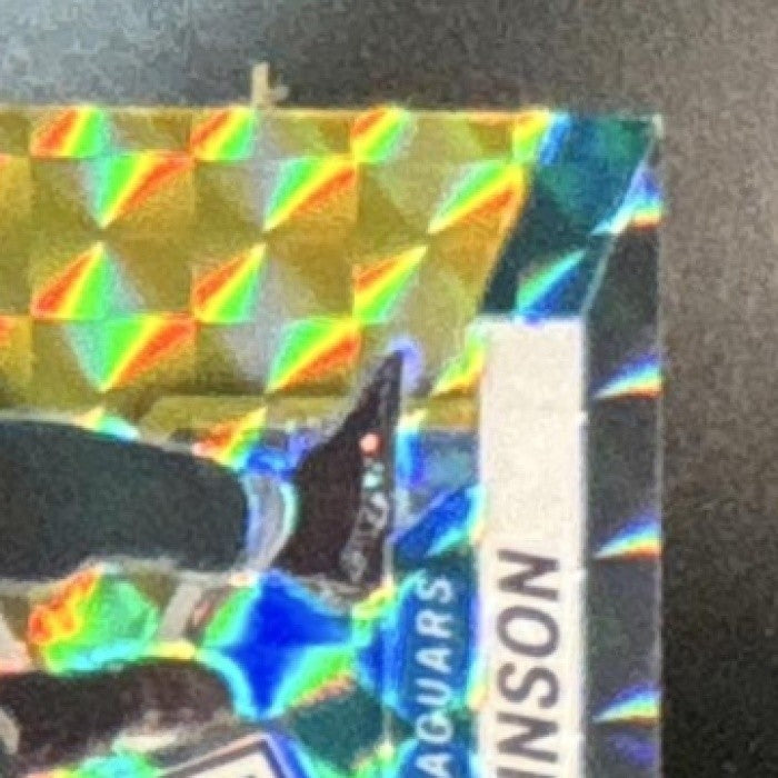 2022 Panini Mosaic James Robinson Mosaic Gold /10 #89 Jacksonville Jaguars - Sports Cards