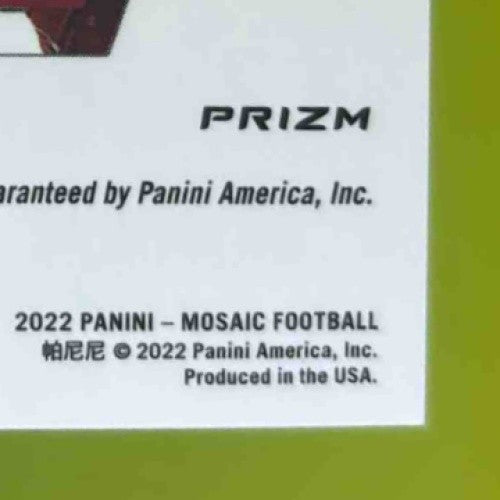 2022 Panini Mosaic Keaontay Ingram Rookie Auto Red #RAM-KI RC Arizona Cardinals - Sports Cards