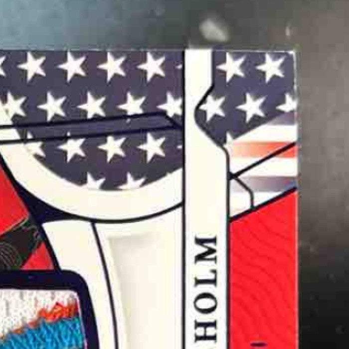 2022 Panini National Treasures Jazz Chisholm Red White and Blue Patch 2/2 MEM - Sports Cards
