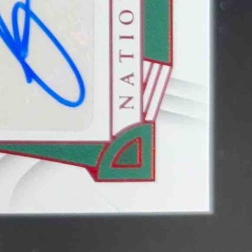 2022 Panini National Treasures Jeremy Ruckert 27/99 #135 RC Auto New York Jets - Sports Cards